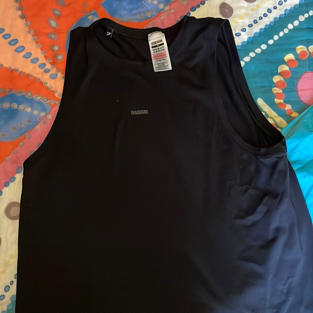 Black Gymshark Tank